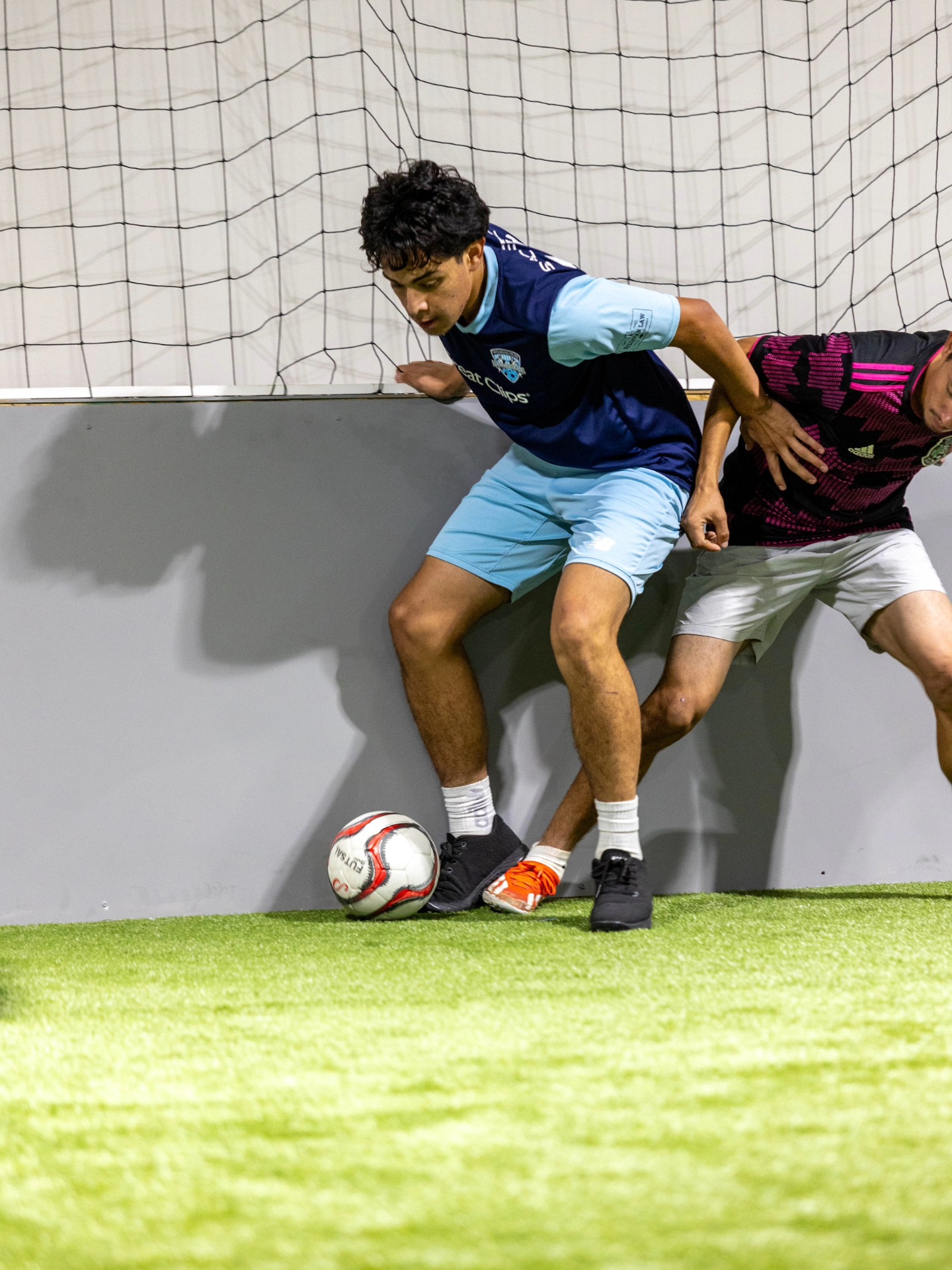 CopaFit indoor soccer facility with turf field and goals